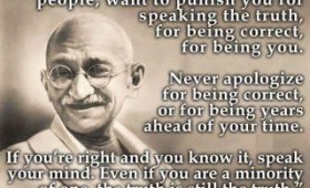 Gandhi on Being a Maverick